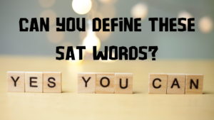 Can You Define These SAT Words